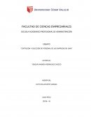 Captacion y seleccion de personal en las empresas de lima