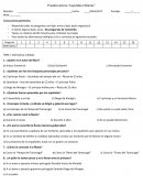 Prueba Lectura “Leyendas Chilenas”