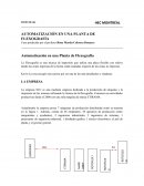 AUTOMATIZACIÓN EN UNA PLANTA DE FLEXOGRAFÍA Caso producido por el profesor Rony Martin Cabrera Donayre