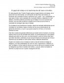 Tema de El papel del trabajo en la transformación del mono a hombre.
