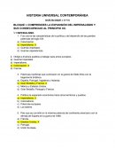 BLOQUE I. COMPRENDES LA EXPANSIÓN DEL IMPERIALISMO Y SUS CONSECUENCIAS AL PRINCIPIO XX