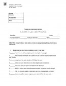 Prueba de comprensión lectora la ciudad de oro y plomo