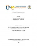 Administracion financiera TRabajo colaborativo Fase 1