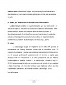 Ensayo de El origen, los principios y la naturaleza de la deontología