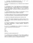 EJERCICIOS SOBRE ESTRUCTURA ATOMICA