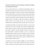 Carta del Gran Jefe Seattle, de la tribu de los Swamish, a Franklin Pierce Presidente de los Estados Unidos de América