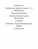 Evidencia 1 Historia de América Latina 1: el poblamiento