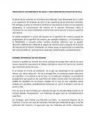 REACCION DE LOS MINERALES EN AGUA Y CON SUBSTANCIAS DISUELTAS EN ELLA