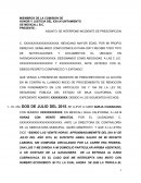 Recurso de prescripcion en materia de seguridad publica