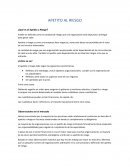 APETITO AL RIESGO