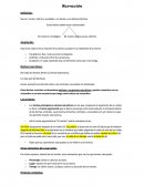 Estos hechos centrales se denominan núcleos o secuencias narrativas y pueden resumirse con un sustantivo o con una secuencia que tenga como núcleo un sustantivo.