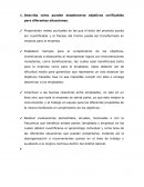 Proponiendo metas puntuales en las que el éxito del proyecto pueda ser cuantificable y el fracaso del mismo pueda ser transformado en mejoras para la empresa.