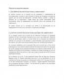 ¿Qué diferencia hay entre recurso humano y capital humano?