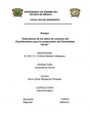 Importancia de los datos de consumo del geoinformático para la comprensión del geosistema social