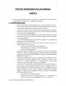 EFECTOS INDESEABLES DE LAS DROGAS