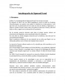 El libro “La Autobiografía de Sigmund Freud” fue escrita en el año