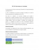 NIC 28- Inversiones en Asociadas