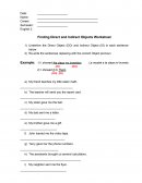 Exersice about finding direct and indirect object pronouns.