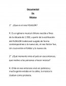 Trabajo de musica documental