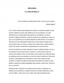 REFLEXIÓN “LA VIDA ES BELLA”