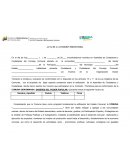 Acta Comision Promotora Comuna