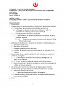 Ensayo argumentativo sobre la Ley universal de donación de órganos