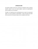 El presente trabajo es fruto de un ejercicio de reflexión sobre la práctica docente, desde un puno de vista de género, acerca de la participación de las mujeres en el rol docente.