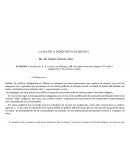 Hablar de política indigenista en México es siempre un tema apasionante que requiere de analizar una serie de categorías con- ceptuales que provienen de la ciencia política