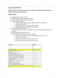 CASO PRÁCTICO EMPRESA. Página 1