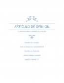 ARTICULO DE OPINION EL MISTERIO SOBRE EL HOMBRE DE LAS NIEVES