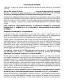 Ejemplo de programa de Navida. "los elementos de la Navidad"