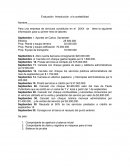 Evaluación Introducción a la contabilidad