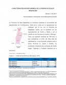 CARACTERIACIÓN SOCIOECONÓMICA DE LA PROVINCIA DE BAJO MAGDALENA