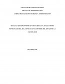 EL ABSTENCIONISMO EN COSTA RICA EN LAS ELECCIONES MUNICIPALES DEL 2016, CON BASE EN EL INFORME DEL ESTADO DE LA NACIÓN (2015)
