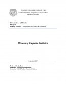 Ensayo I Tema 2: Distancia y compromiso en el oficio de la historia.