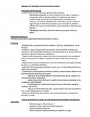 Manual de funciones jefe oficina tecnica
