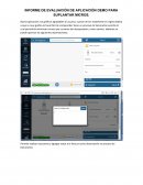 INFORME DE EVALUACIÓN DE APLICACIÓN DEMO PARA SUPLANTAR MICROS