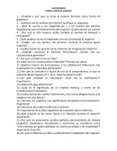 Cuestionario del imperio romano