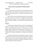 Ensayo: Padre rico padre pobre de Robert Kiyosaki