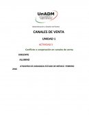 ACTIVIDAD 3 Conflicto o cooperación en canales de venta