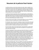 Resumen de la película Pearl Harbor