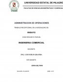 TRABAJO RECEPCIONAL EN LA MODALIDAD DE: ENSAYO COMO REQUISITO PARCIAL