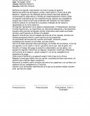 Ha logrado interesarse por los comentarios que realizan sus compañeros, aunque muy timida no participa oralmente del momento de intercambio.