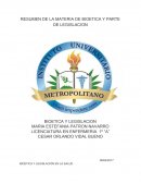 Bioetica RESUMEN DE LA MATERIA DE BIOETICA Y PARTE DE LEGISLACION