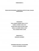 TERMODINAMICA IIPRODUCCION DE BIODIESEL A PARTIR DEL ACEITE DE PALMA; ANALISIS TERMODINAMICO