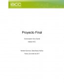 PROYECTO FINAL COMUNICACION ORAL Y ESCRITA