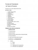 Formato de tesis Formulación del problema