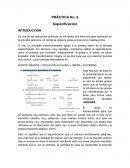 Es una de las reacciones químicas de los lípidos que tiene una gran aplicación en la industria jabonera, en donde se utiliza la grasa animal como materia prima.