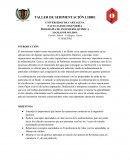 El Taller sedimentacion libre.