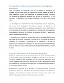 Un Análisis de los Sistemas de Información y las Tecnologías de Información